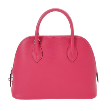 エルメス ボリード 1923 25 ヴェルソ フランボワーズ/ルージュセリエ エヴァーカラー レディース バッグ 【中古】【bag】