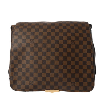 ルイ ヴィトン ダミエ バスティーユ ブラウン N45258 ダミエキャンバス メンズ バッグ 【中古】【bag】