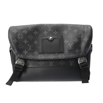 ルイ ヴィトン モノグラムエクリプス メッセンジャー ヴォワヤージュ PM ブラック M40511 モノグラムエクリプスキャンバス メンズ バッグ 【中古】【bag】