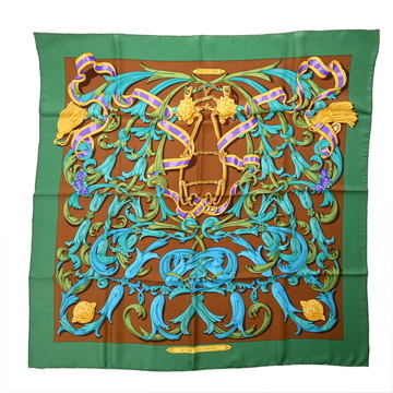 エルメス カレ90 LE MORS A LA CONETABLE マルチカラー シルク100％ レディース 【中古】【other】