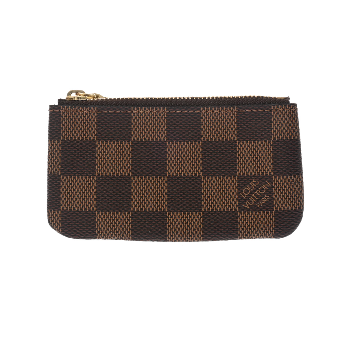 ルイ ヴィトン ダミエ ポシェットクレ ブラウン N62658 ダミエキャンバス ユニセックス 財布 【中古】【purse】