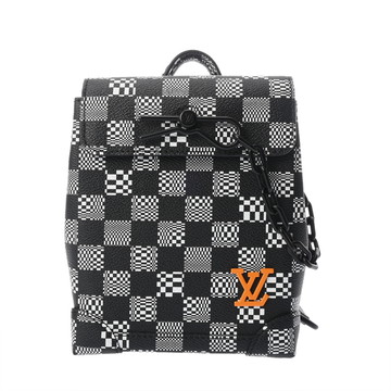 ルイ ヴィトン ダミエディストーテッド スティーマー XS ブラック N60453 コーティングキャンバス ユニセックス バッグ 【中古】【bag】