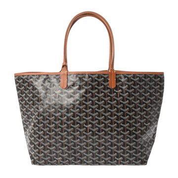 ゴヤール ヘリンボーン サンルイ PM ブラック/ナチュラル STLOUIPMLTY01CL03P ゴヤールディンキャンバス/シュヴロッシュカーフ ユニセックス バッグ 【中古】【bag】