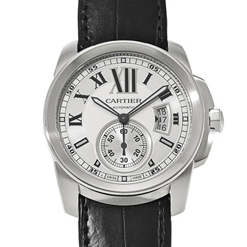 カルティエ カリブル ドゥ カルティエ W7100037 シルバー メンズ 時計 【中古】【wristwatch】