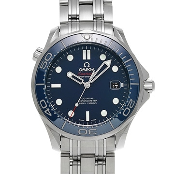 オメガ シーマスター ダイバー300 コーアクシャル 212.30.41.20.03.001 ブルー メンズ 時計 【中古】【wristwatch】
