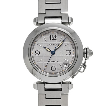カルティエ パシャC W31023M7 シルバー ユニセックス 時計 【中古】【wristwatch】