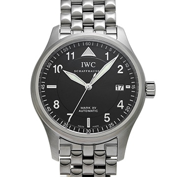 IWC パイロットウォッチ マークXV IW325312 ブラック メンズ 時計 【中古】【wristwatch】