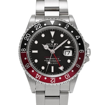 ロレックス GMTマスターII 16710 ブラック メンズ 時計 【中古】【wristwatch】