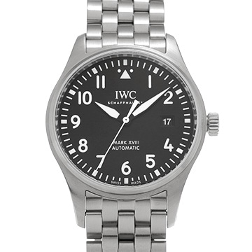 IWC パイロットウォッチ マーク XVIII IW327015 ブラック メンズ 時計 【中古】【wristwatch】