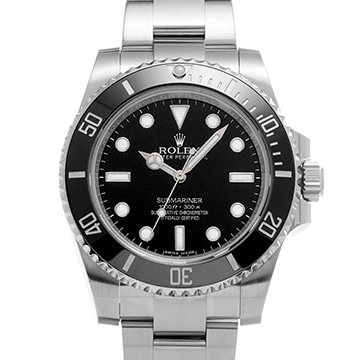 ロレックス サブマリーナ 114060 ブラック メンズ 時計 【中古】【wristwatch】