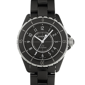 シャネル J12 38MM H0685 ブラックラッカー メンズ 時計 【中古】【wristwatch】