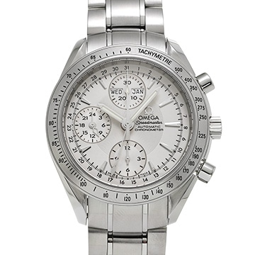 オメガ スピードマスター デイト 3221.30 シルバー メンズ 時計 【中古】【wristwatch】