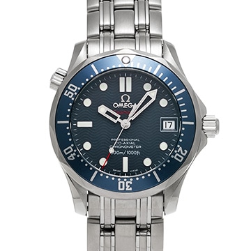 オメガ シーマスター 300 デイト 2551.80 ブルー メンズ 時計 【中古】【wristwatch】