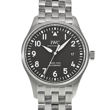 IWC パイロットウォッチ マーク XVIII IW327015 ブラック メンズ 時計 【中古】【wristwatch】