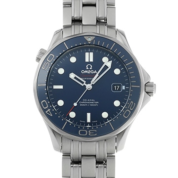 オメガ シーマスター ダイバー300 コーアクシャル 212.30.41.20.03.001 ブルー メンズ 時計 【中古】【wristwatch】