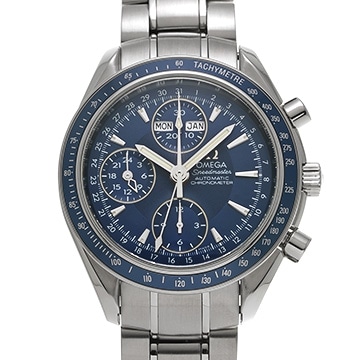 オメガ スピードマスター デイデイト トリプルカレンダー 3222.80 ブルー メンズ 時計 【中古】【wristwatch】