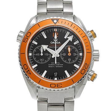 オメガ シーマスター プラネットオーシャン 600 コーアクシャル クロノグラフ 232.30.46.51.01.002 ブラック メンズ 時計 【中古】【wristwatch】