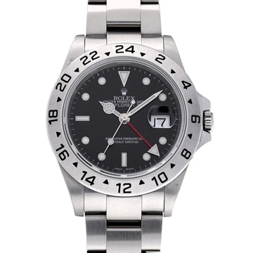 ロレックス エクスプローラーII 16570 ブラック メンズ 時計 【中古】【wristwatch】