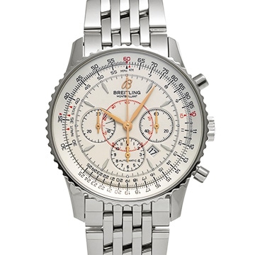 ブライトリング モンブリラン 38 ジャパンエディション A4137012/G634 シルバー メンズ 時計 【中古】【wristwatch】