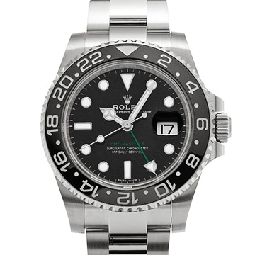ロレックス GMTマスターII 116710LN ブラック メンズ 時計 【中古】【wristwatch】
