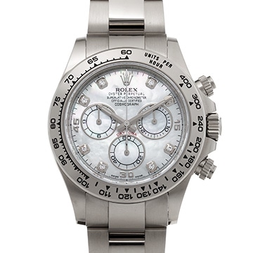 ロレックス コスモグラフ デイトナ 116509NG ホワイトシェル/ダイヤモンド メンズ 時計 【中古】【wristwatch】