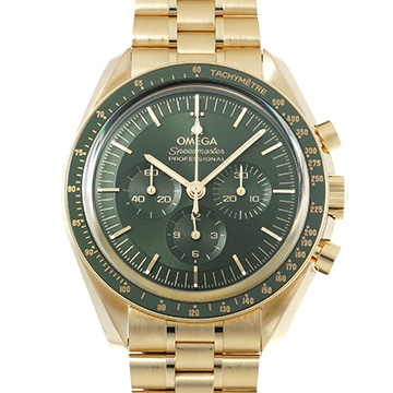 オメガ スピードマスター ムーンウォッチ プロフェッショナル コーアクシャル マスタークロノメーター 310.60.42.50.10.001 グリーン メンズ 時計 【中古】【wristwatch】
