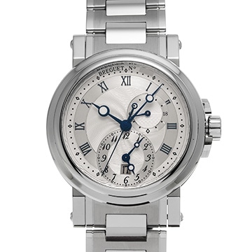 ブレゲ マリーン GMT 5857ST/12/5ZU シルバー メンズ 時計 【中古】【wristwatch】