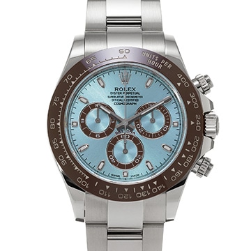 ロレックス コスモグラフ デイトナ 116506 アイスブルー/チェスナットブラウン メンズ 時計 【中古】【wristwatch】