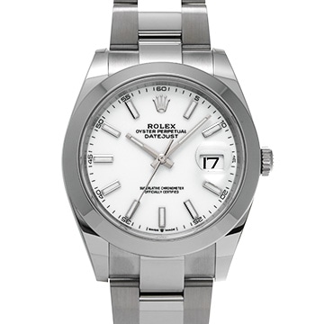 ロレックス デイトジャスト 41 126300 ホワイト メンズ 時計 【新品】【wristwatch】
