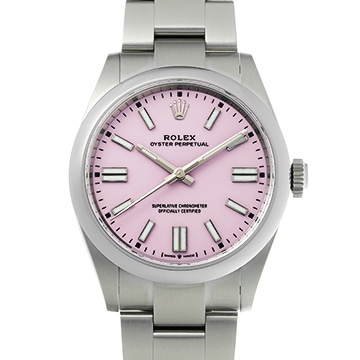 ロレックス オイスターパーペチュアル 41 134300 キャンディピンク メンズ 時計 【中古】【wristwatch】