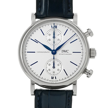 IWC ポートフィノ クロノグラフ 39 IW391407 ホワイト メンズ 時計 【中古】【wristwatch】