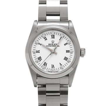 ロレックス オイスターパーペチュアル 67480 ホワイト ユニセックス 時計 【中古】【wristwatch】