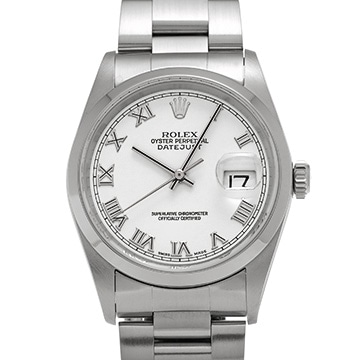 ロレックス デイトジャスト 16200 ホワイト メンズ 時計 【中古】【wristwatch】