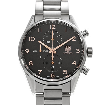 タグ ホイヤー カレラ キャリバー1887 クロノグラフ 43 mm CAR2014.BA0799 ブラック メンズ 時計 【中古】【wristwatch】