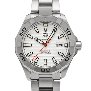 タグ ホイヤー アクアレーサー キャリバー5 WAY2013.BA0927 ホワイト メンズ 時計 【中古】【wristwatch】