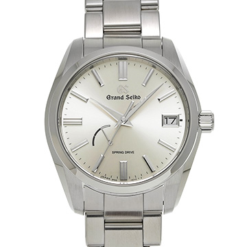 グランドセイコー ヘリテージコレクション スプリングドライブ SBGA437 シルバー メンズ 時計 【中古】【wristwatch】