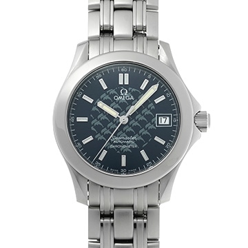 オメガ シーマスター 120 ジャック・マイヨール 2002 2508.80 ブルー メンズ 時計 【中古】【wristwatch】