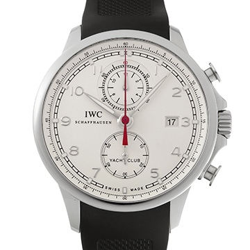 IWC ポルトギーゼ ヨットクラブ クロノグラフ IW390211 シルバー メンズ 時計 【中古】【wristwatch】