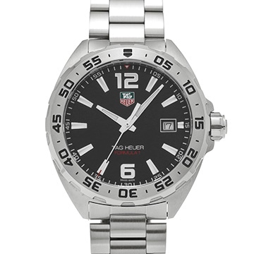 タグ ホイヤー フォーミュラ1 クォーツ WAZ1112.BA0875 ブラック メンズ 時計 【中古】【wristwatch】