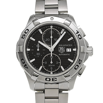 タグ ホイヤー アクアレーサー キャリバー16 クロノグラフ CAP2110.BA0833 ブラック メンズ 時計 【中古】【wristwatch】