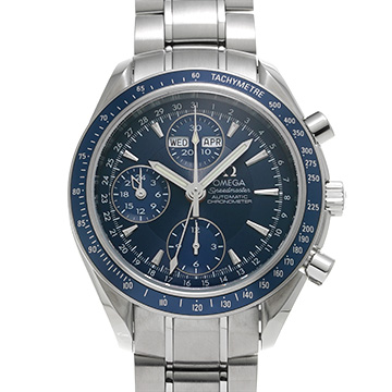 オメガ スピードマスター デイデイト トリプルカレンダー 3222.80 ブルー メンズ 時計 【中古】【wristwatch】