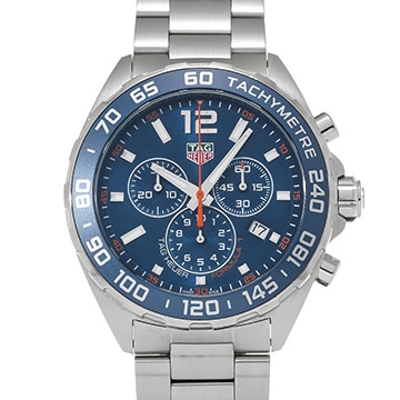 タグ ホイヤー フォーミュラ1 クォーツ クロノグラフ CAZ1014.BA0842 ブルー メンズ 時計 【中古】【wristwatch】