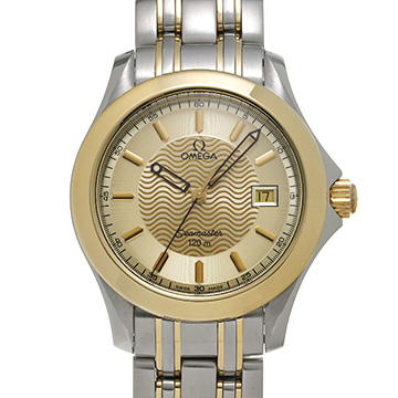 オメガ シーマスター 120 デイト 2311.11 シャンパン メンズ 時計 【中古】【wristwatch】