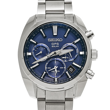 セイコー アストロン SBXC019 ブルー メンズ 時計 【中古】【wristwatch】