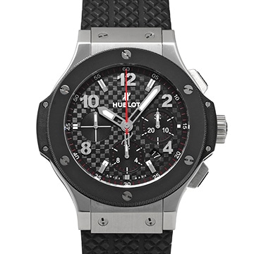 ウブロ ビッグバン スチール セラミック 301.SB.131.RX ブラックカーボン メンズ 時計 【中古】【wristwatch】