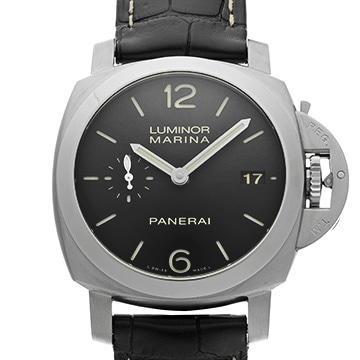 パネライ ルミノールマリーナ 1950 3デイズ オートマティック PAM00392 ブラック メンズ 時計 【中古】【wristwatch】