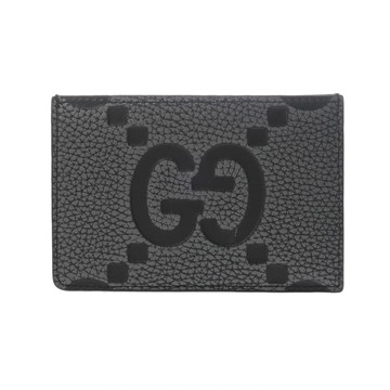 グッチ マキシGG グレー 812681 グレインレザー ユニセックス 【中古】【other】