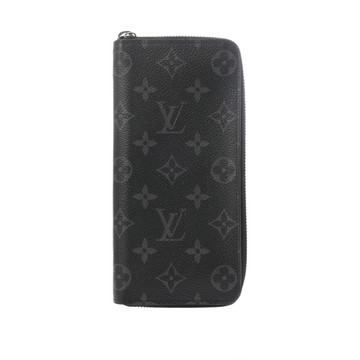 ルイ ヴィトン モノグラムエクリプス ジッピーウォレット ヴェルティカル ブラック M62295 モノグラムキャンバス メンズ 財布 【中古】【purse】