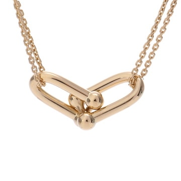 ティファニー ハードウェア ダブルリンク ネックレス ゴールド K18イエローゴールド YG レディース ジュエリー 【中古】【jewelry】