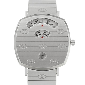 グッチ グリップ YA157401 ホワイト メンズ 時計 【中古】【wristwatch】